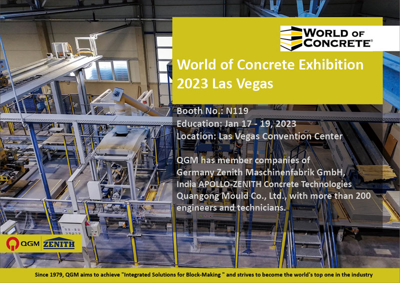 Ang QGM Block Machine Group ay Dadalo sa WOC 2023 Las Vegas