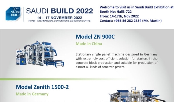 Ang QGM Block Machine ay Saudi Build 2022